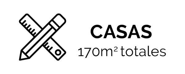 Metrajes de las casas